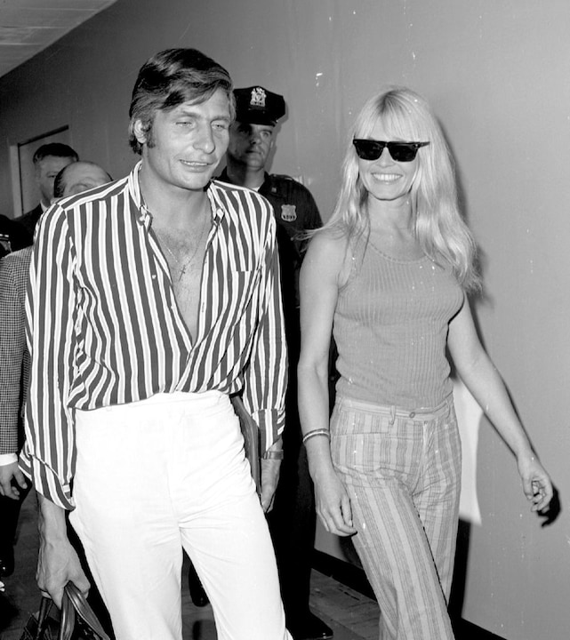 Brigitte Bardot und Gunther Sachs von Opel 1966 am Kennedy Airport.