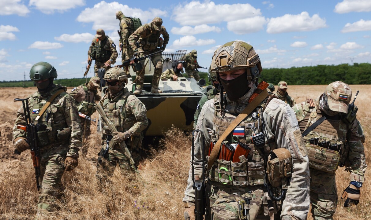 Russian soldiers in Ukraine.